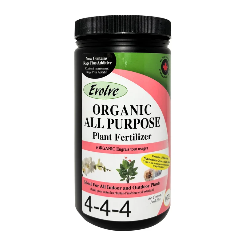 Evolve Organic All Purpose 4-4-4 plant fertilizer, 900g