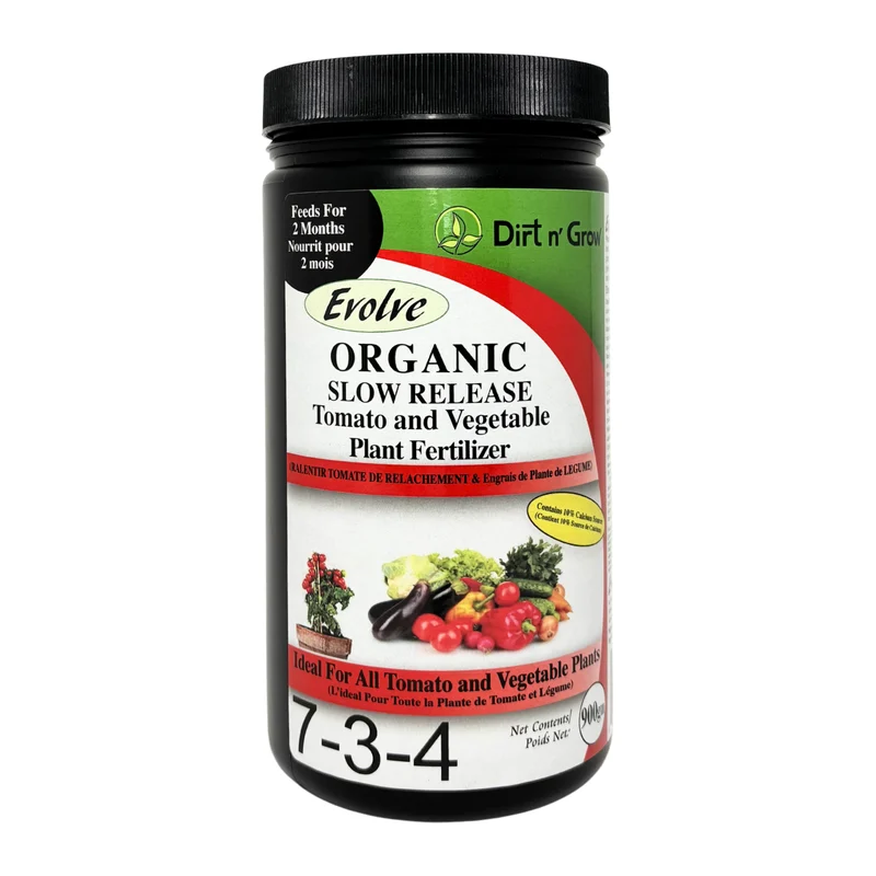 Evolve Organic Slow Release Tomato and Vegetable fertilizer 7-3-4, 900g