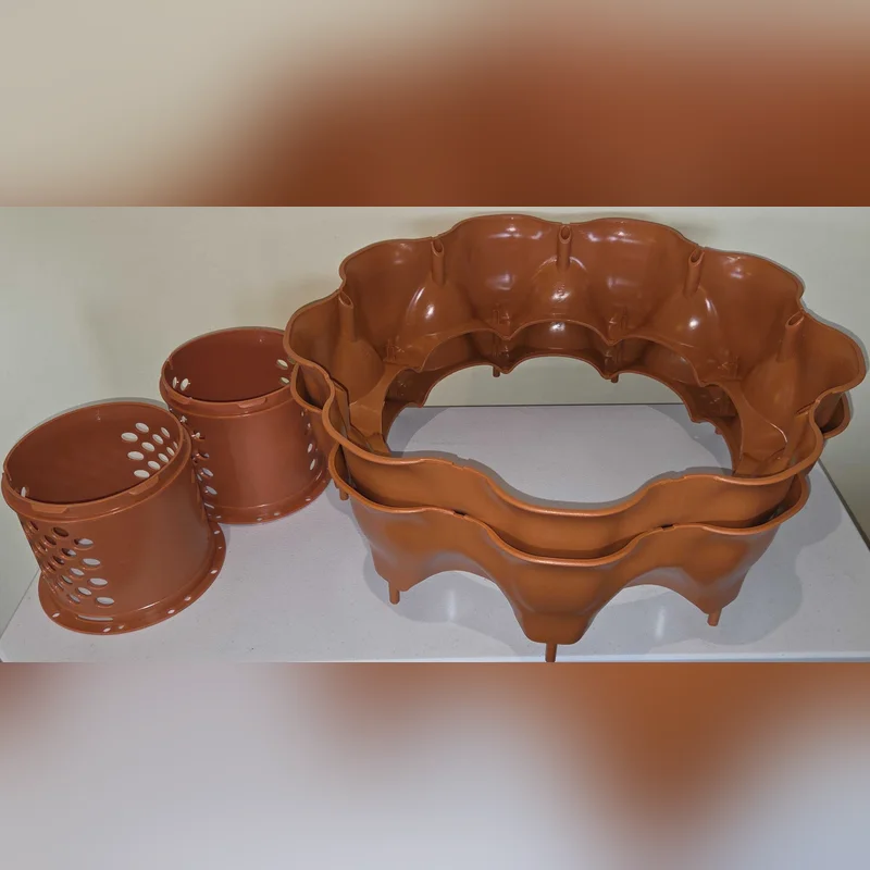 Garden Tower Extension Kit in Terracotta